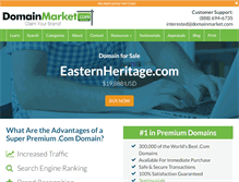 Tablet Screenshot of easternheritage.com